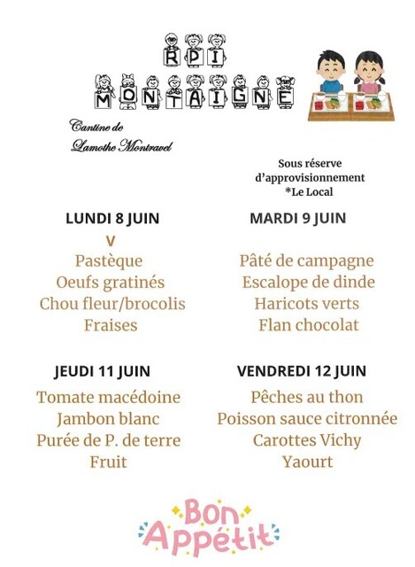8 au 12 juin